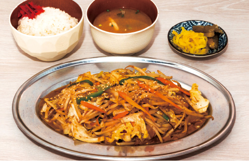 野菜炒め定食